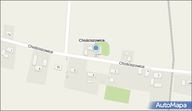 Chościszowice, Chościszowice, 11, mapa Chościszowice