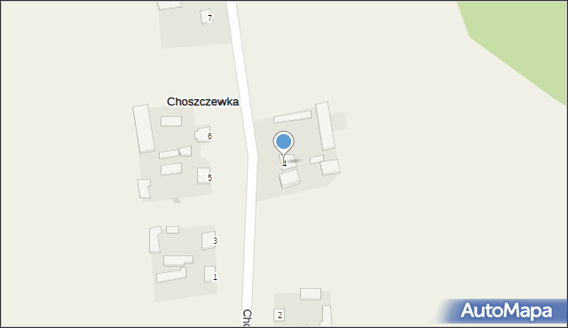 Choszczewka, Choszczewka, 4, mapa Choszczewka