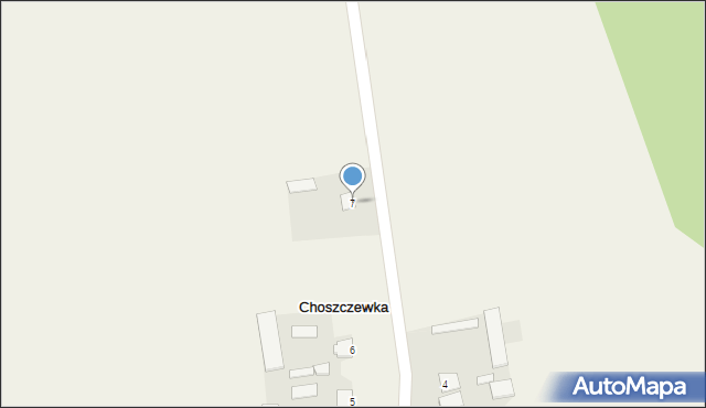 Choszczewka, Choszczewka, 7, mapa Choszczewka