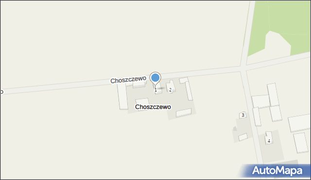 Choszczewo, Choszczewo, 1, mapa Choszczewo