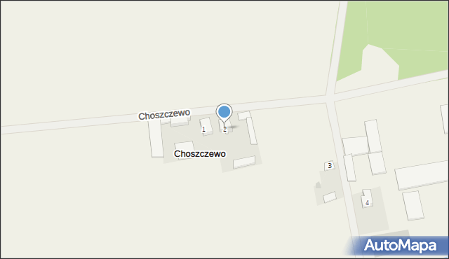 Choszczewo, Choszczewo, 2, mapa Choszczewo