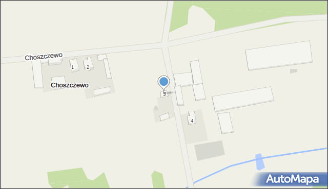 Choszczewo, Choszczewo, 3, mapa Choszczewo