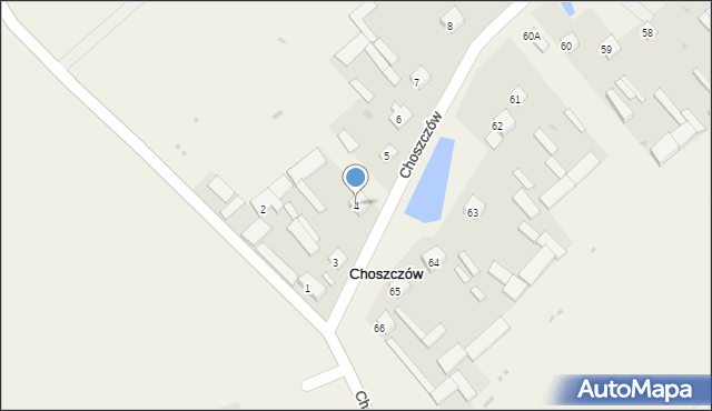 Choszczów, Choszczów, 4, mapa Choszczów