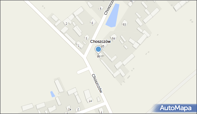 Choszczów, Choszczów, 66, mapa Choszczów