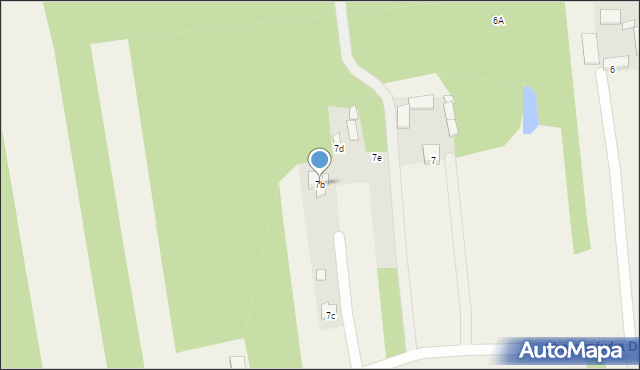 Choszczówka Dębska, Choszczówka Dębska, 7b, mapa Choszczówka Dębska