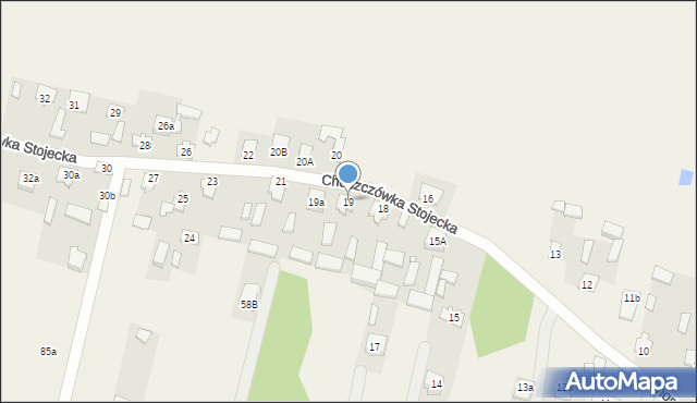 Choszczówka Stojecka, Choszczówka Stojecka, 19, mapa Choszczówka Stojecka