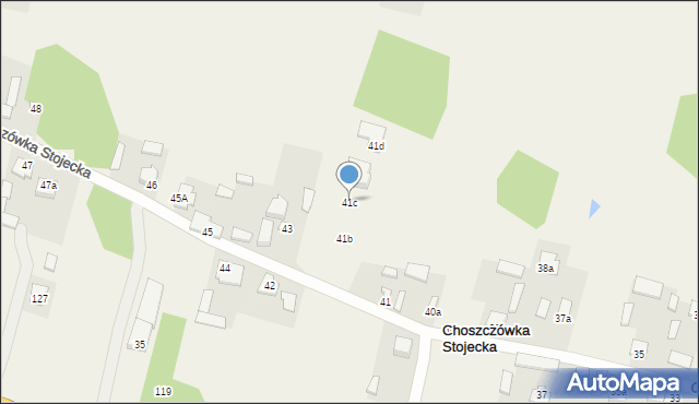 Choszczówka Stojecka, Choszczówka Stojecka, 41c, mapa Choszczówka Stojecka