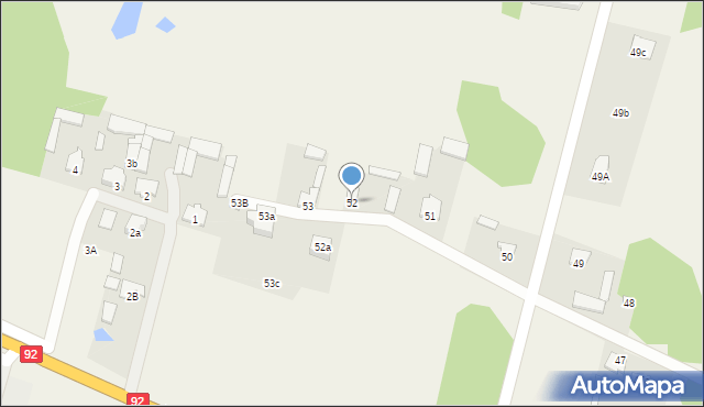 Choszczówka Stojecka, Choszczówka Stojecka, 52, mapa Choszczówka Stojecka