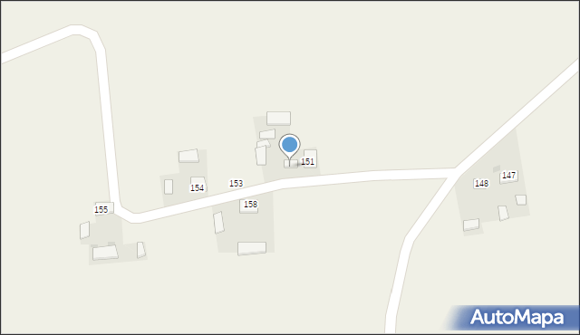 Chotelek, Chotelek, 152, mapa Chotelek