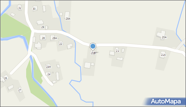 Chotowa, Chotowa, 21B, mapa Chotowa