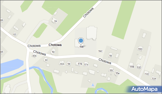 Chotowa, Chotowa, 59B, mapa Chotowa