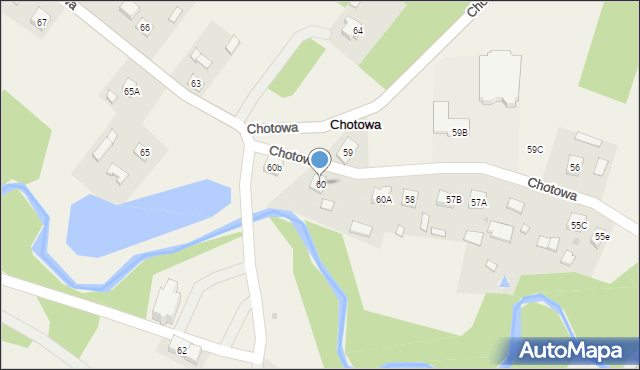 Chotowa, Chotowa, 60, mapa Chotowa