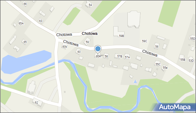 Chotowa, Chotowa, 60A, mapa Chotowa