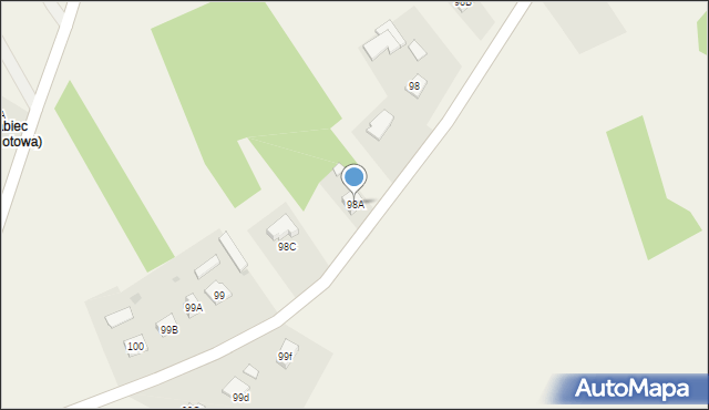 Chotowa, Chotowa, 98A, mapa Chotowa
