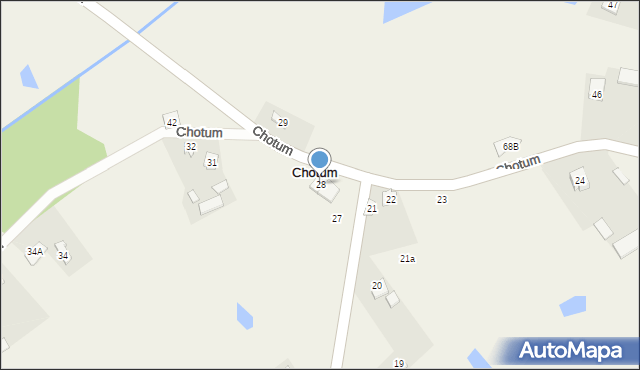 Chotum, Chotum, 28, mapa Chotum