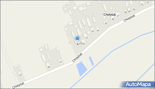 Chotylub, Chotylub, 39, mapa Chotylub