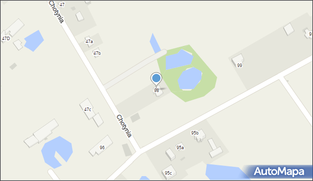 Chotynia, Chotynia, 98, mapa Chotynia
