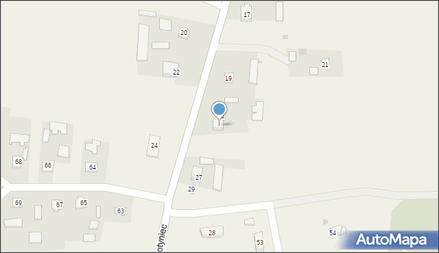 Chotyniec, Chotyniec, 25, mapa Chotyniec