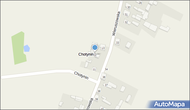 Chotynin, Chotynin, 12, mapa Chotynin