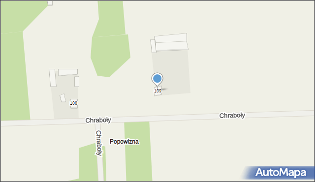 Chraboły, Chraboły, 109, mapa Chraboły