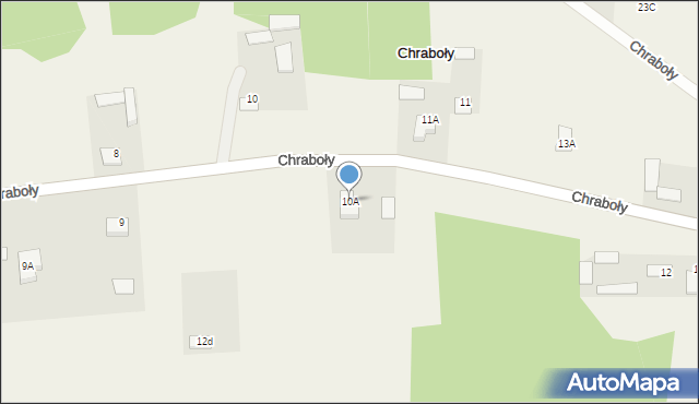 Chraboły, Chraboły, 10A, mapa Chraboły