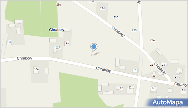 Chraboły, Chraboły, 13A, mapa Chraboły