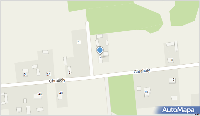 Chraboły, Chraboły, 7, mapa Chraboły