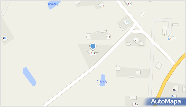 Chraboły, Chraboły, 11A, mapa Chraboły