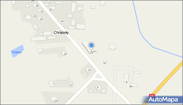 Chraboły, Chraboły, 12, mapa Chraboły