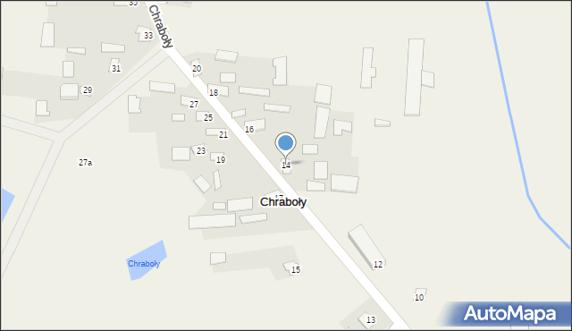 Chraboły, Chraboły, 14, mapa Chraboły