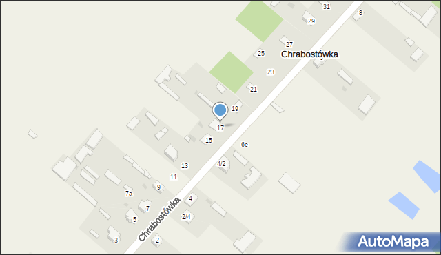 Chrabostówka, Chrabostówka, 17, mapa Chrabostówka