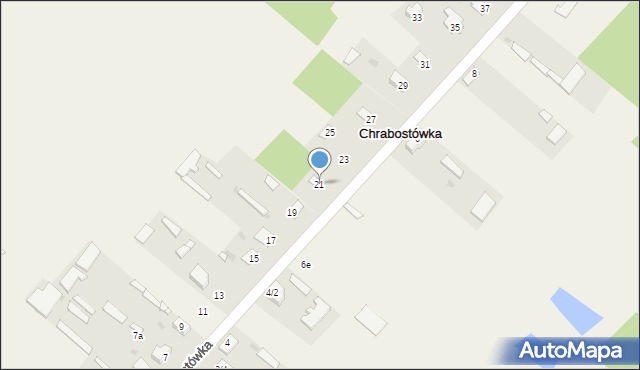 Chrabostówka, Chrabostówka, 21, mapa Chrabostówka