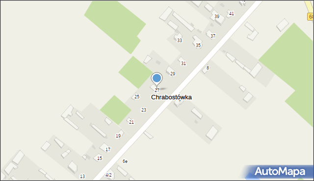 Chrabostówka, Chrabostówka, 27, mapa Chrabostówka