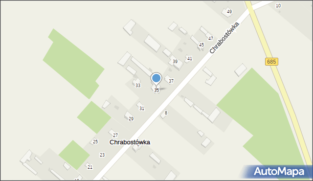 Chrabostówka, Chrabostówka, 35, mapa Chrabostówka