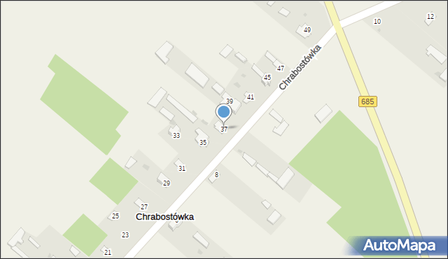 Chrabostówka, Chrabostówka, 37, mapa Chrabostówka