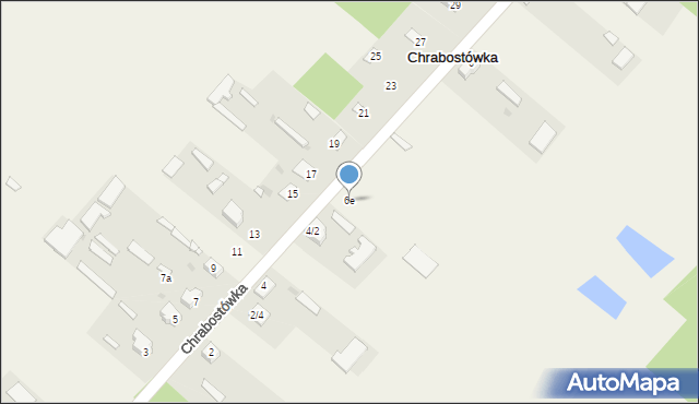 Chrabostówka, Chrabostówka, 6e, mapa Chrabostówka