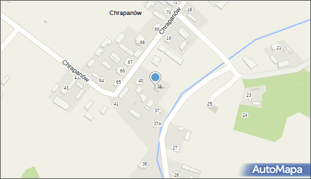 Chrapanów, Chrapanów, 39, mapa Chrapanów