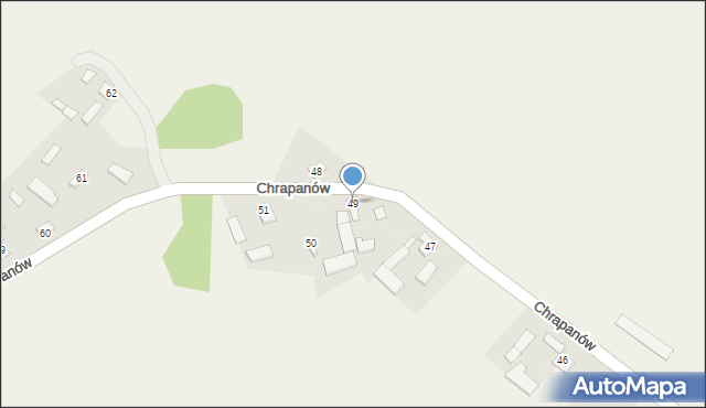 Chrapanów, Chrapanów, 49, mapa Chrapanów