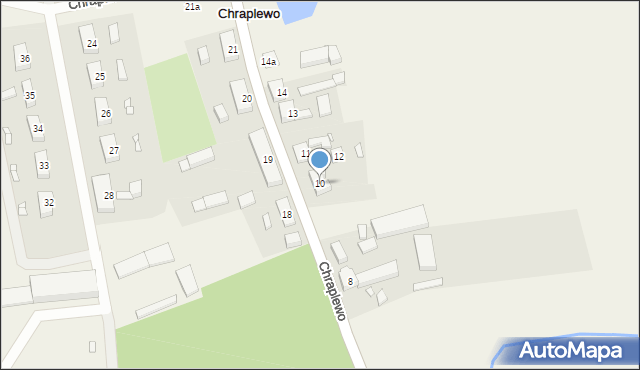 Chraplewo, Chraplewo, 10, mapa Chraplewo