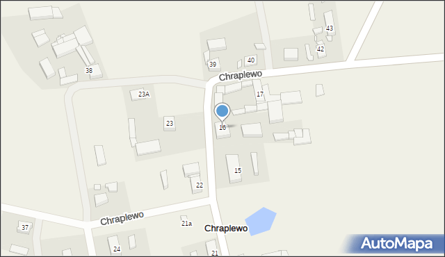 Chraplewo, Chraplewo, 16, mapa Chraplewo