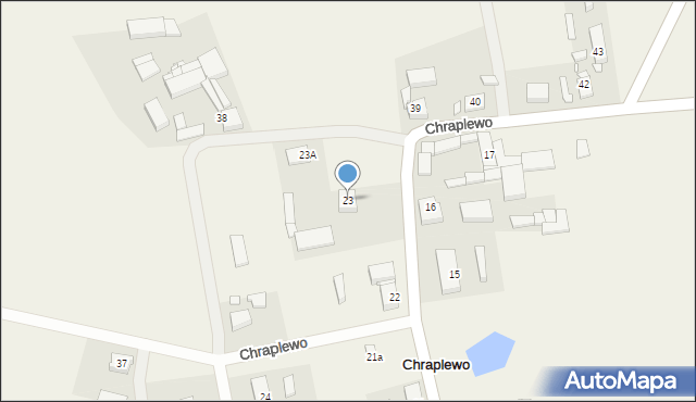 Chraplewo, Chraplewo, 23, mapa Chraplewo