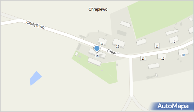 Chraplewo, Chraplewo, 15, mapa Chraplewo