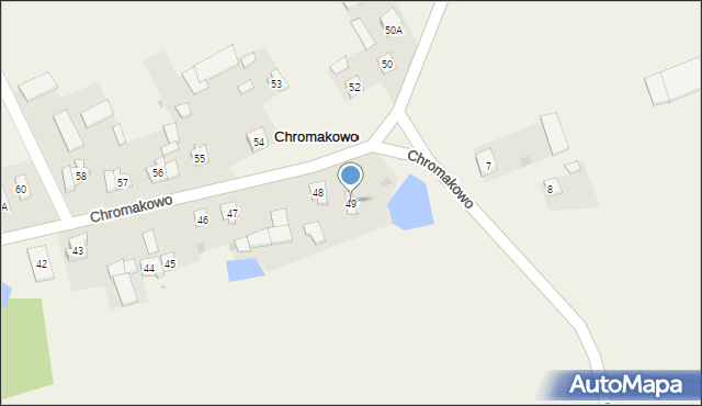 Chromakowo, Chromakowo, 49, mapa Chromakowo