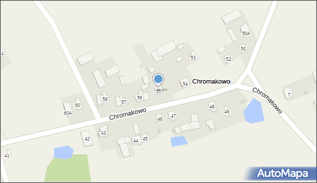 Chromakowo, Chromakowo, 55, mapa Chromakowo
