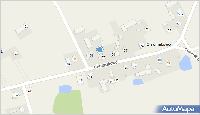 Chromakowo, Chromakowo, 57A, mapa Chromakowo