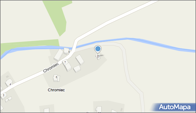 Chromiec, Chromiec, 10, mapa Chromiec