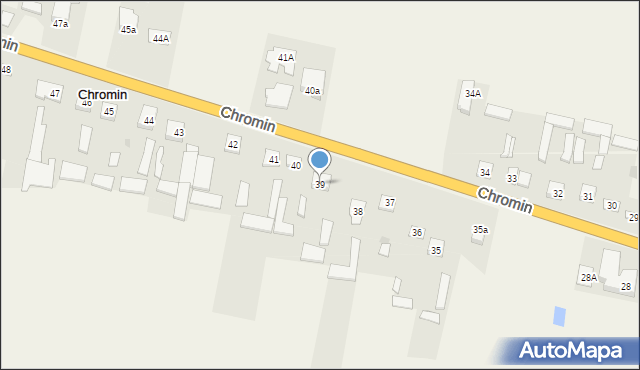 Chromin, Chromin, 39, mapa Chromin