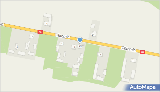 Chromin, Chromin, 3A, mapa Chromin