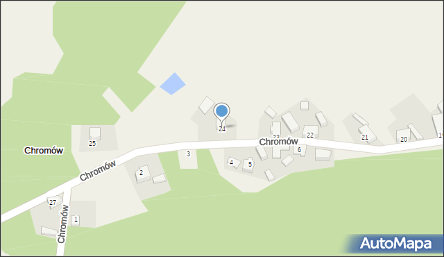 Chromów, Chromów, 24, mapa Chromów