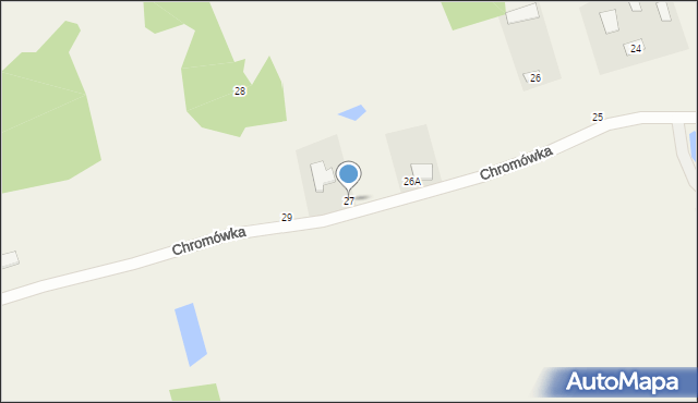 Chromówka, Chromówka, 27, mapa Chromówka